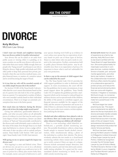 D CEO April 2014 - Ask the Expert - Divorce 